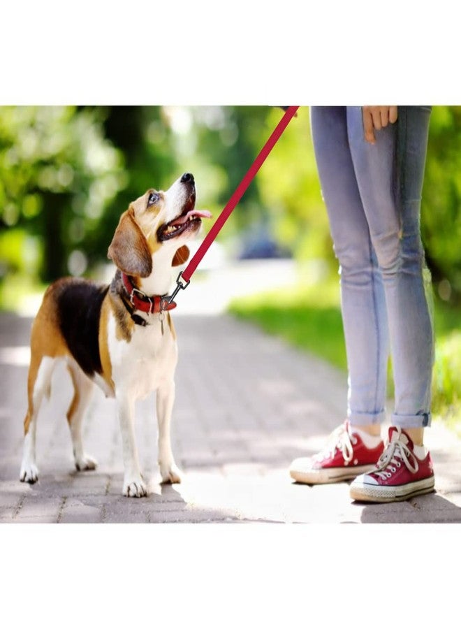 Trixie Classic Lead, Nylon Adjustable Dog Lead with Stainless Steel Hooks, Made, Padded Loop Gives Comfortable Grip - (4-6 ft./15 mm, XS-S) Red - Image 5